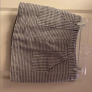 Pinstripe mini skirt